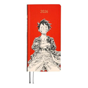 �قړ��蒠 2026 weeks �p��� ONE PIECE magazine/�����̃��t�B RED 1���n�܂� �T�Ԏ蒠 �T�ԃ��t�g ��������