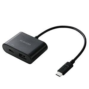 �G���R�� �ϊ��P�[�u�� 0.15m USB Type-C to USB-A ���d�@�\�t USB Power Delivery60W�Ή� ��������