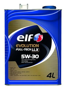 �G���t(ELF) �G���W���I�C�� EVOLUTION FULL TECH LLX 5W-30 �S���w������ 4L ��������