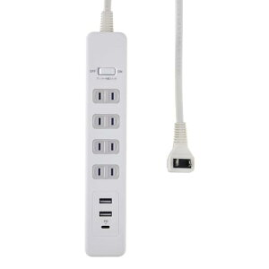 �G���p(ELPA) USB�t�� �����R�[�h �d���^�b�v USB1�� Type-C1�� PD20W WLS-4322SUC(W) ��������