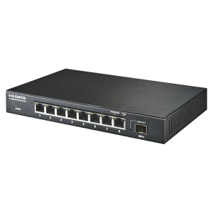 IODATA 8�|�[�g �X�C�b�`���O�n�u 10G�Ή� SFP+���� 2.5Gbps BSH-QG08/UE ��������