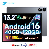 【実質29,980円】タブレット 13インチ android 16 アンドロイド WIFI 40GB+128GB+1TB TF拡張 Widevine L1…