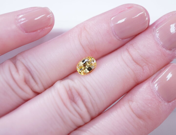 楽天市場】【0.87ct】 イエローサファイアルース（裸石） ダイヤカット 