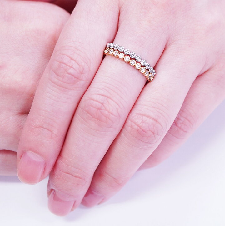 楽天市場】【0.18ct】ブリリアントカット プラチナリング ミル打ち 18  