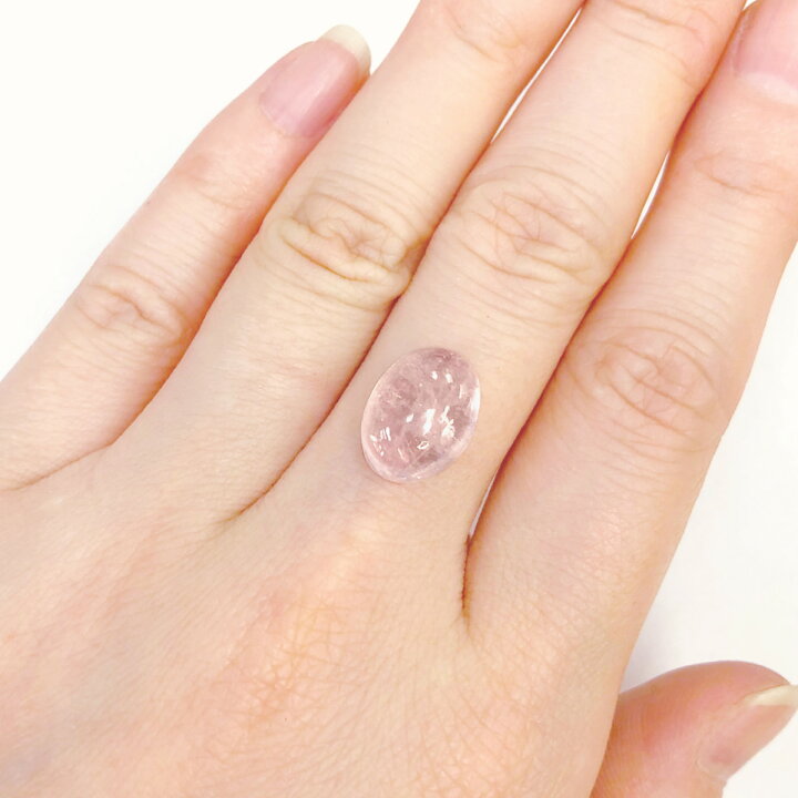 楽天市場】【5.56ct】モルガナイト オーバルカボション ルース（裸石 