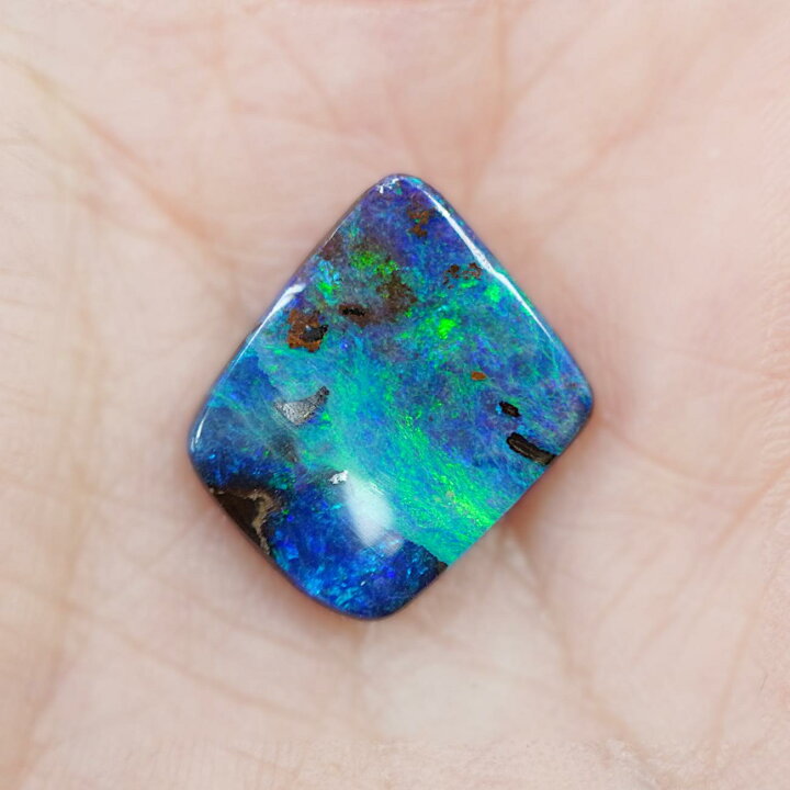 楽天市場】【限定1点】 【5.97ct】 ボルダーオパール約約12.3×14mm 