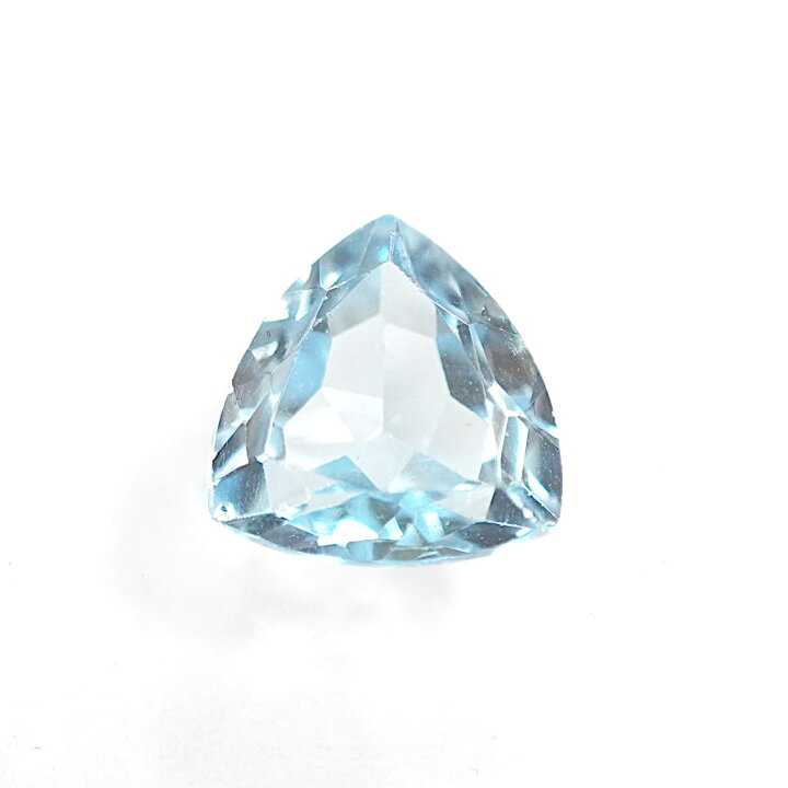楽天市場】【2.86ct】 ブルートパーズトリリアントカット 三角  
