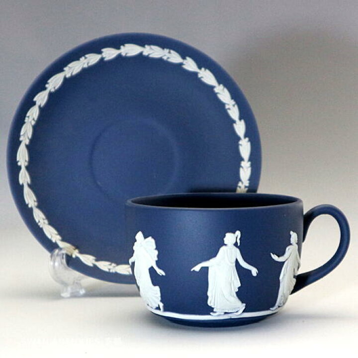 楽天市場】ウェッジウッド Wedgwood ジャスパー ポートランドブルー 