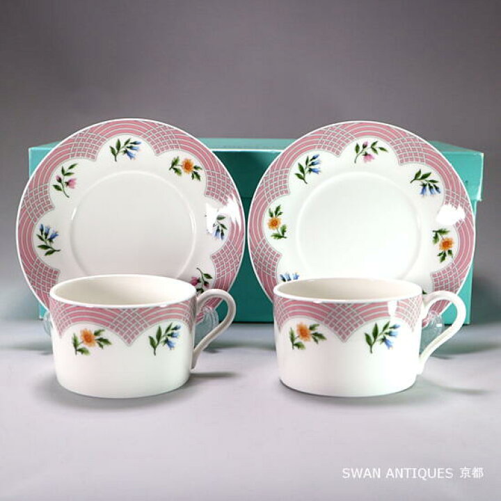 楽天市場】ティファニー Tiffany ティファニーブーケ カップ＆ソーサー 