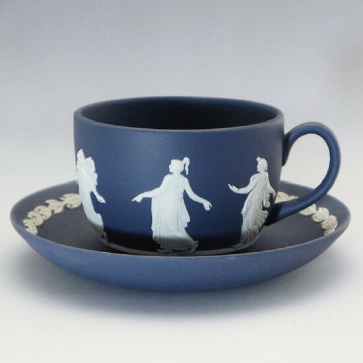楽天市場】ウェッジウッド Wedgwood ジャスパー ポートランドブルー 