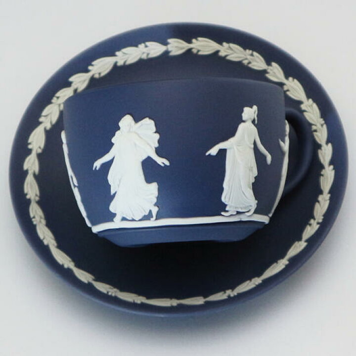 楽天市場】ウェッジウッド Wedgwood ジャスパー ポートランドブルー 