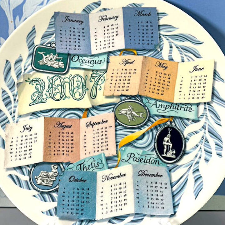 楽天市場】ウェッジウッド Wedgwood 2007年 カレンダープレート 箱付き 