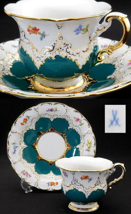 楽天市場】【マイセン】Meissen 宮廷の小花 カップ＆ソーサー 一級品 