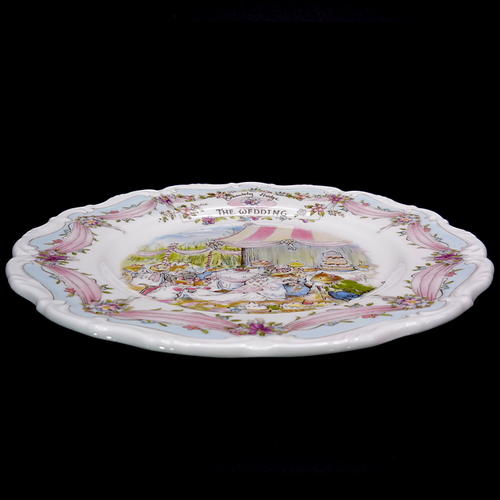 【楽天市場】ロイヤルドルトン Royal Doulton　ブランブリーヘッジ 　ウエディング 飾り皿プレート 廃盤品: スワンアンティークス