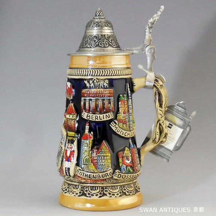 楽天市場】ドイツ製 陶器 KING オリジナルキング ハンドペイント ビア 