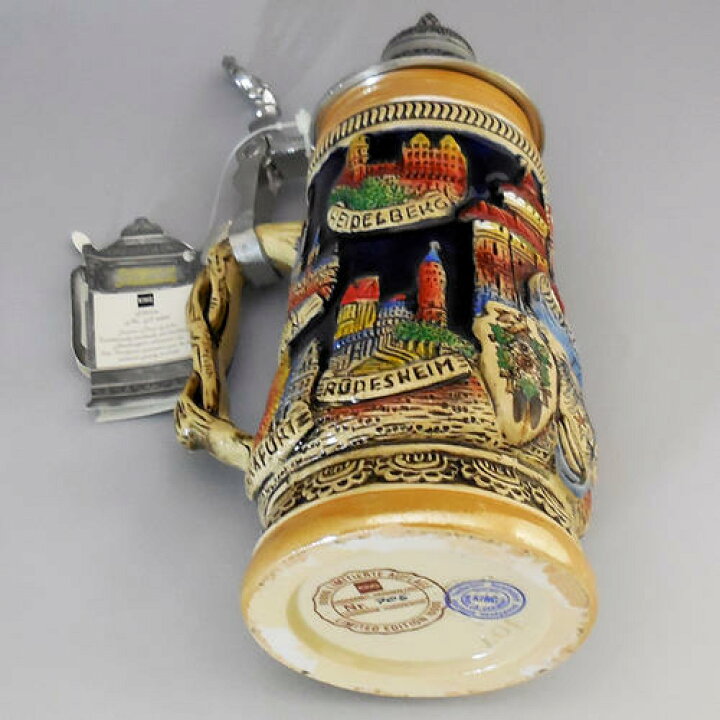 楽天市場】ドイツ製 陶器 KING オリジナルキング ハンドペイント ビア 
