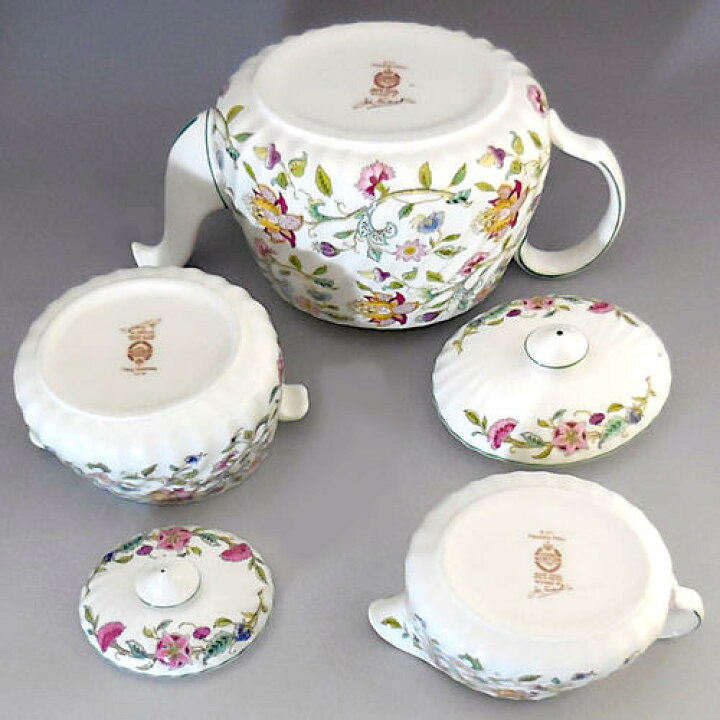 楽天市場】ミントン Minton 英国製ハドンホール グリーン ティーポット 