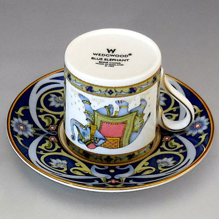 楽天市場】ウェッジウッド Wedgwood ブルーエレファント 英国廃版品 
