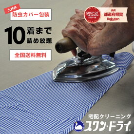 【月間優良ショップ受賞】《防虫カバー包装付き》宅配クリーニング [ 10点 まで 詰め放題 ] [ モンクレール カナダグース タトラス 対応可能 ] コート ダウン 宅配 クリーニング