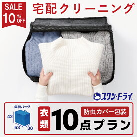 【11日02時まで10％offクーポン！】宅配クリーニング 防虫カバー包装つき 保管 クリーニング 10点 まで 詰め放題 宅配 クリーニング 染み抜き 高級ダウン ダウンジャケット コート カシミア カシミヤ 楽天 衣替え 新生活 冬物 宅配
