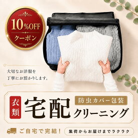 【9/15限定クーポン！10％off！】クリーニング 保管 なし 宅配クリーニング 防虫カバー包装付 3点 5点 7点 10点 15点 20点 選べる 保管なし 高級ダウン ダウンジャケット コート カシミヤ カシミア 衣替え 冬物 高級衣類対応 しみ抜き Wウォッシュ