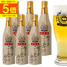 金賞受賞 スワンレイクビール クラフトビール 越乃米こしひかり仕込み6本セットライスラガー ビールアソート 国産 瓶ビールギフトセット 地ビール 高級ビール 詰め合わせ ご当地ビール 内祝 お酒好き ビール好き 男性がもらって喜ぶプレゼント