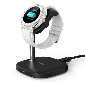 Galaxy Watch �[�d�� �X�^���h �M�����N�V�[�E�H�b�` �[�d�� �p�x�����\ �}�� �y�� Samsung Galaxy Watch 8/8 Classic/Ultra (2025)/7/Ultra/6/6 Classic/5/5 Pro/4/3/Active 2�Ή��ASwanScout 505S Galaxy Watch 9/Ultra 2��Ή�