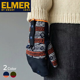 【ELMER BY SWANY】 エルマーバイスワニー EM363 GARA COVER カジュアルアウトドアグローブ 防寒用手袋 通勤用手袋 通学用手袋 手袋 タッチスクリーン対応 エルマー