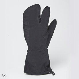 [SWANY GLOVES] スワニー SS-304　NS Seam Sealing 2in1 3 Finger シームシーリングオーバーミトン 3本指 ユニセックス ブラック 防水 防風