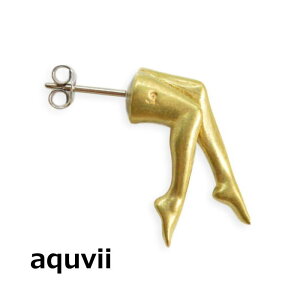 アクビ Aquvii ピアス Hotleg Pierce 1個、片耳用 足 セクシー