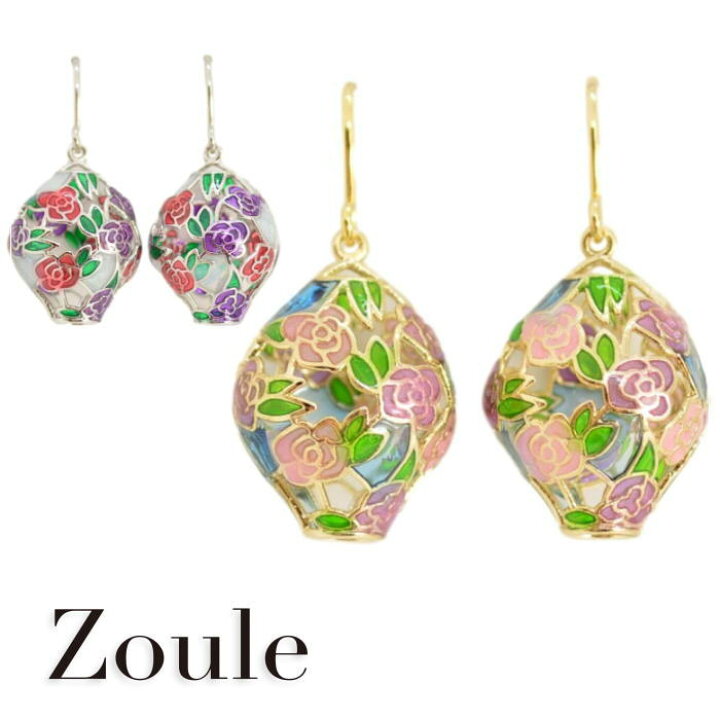 楽天市場】ピアス zoule ゾーラ rosecan ピアス pc24108 2410 gargle 