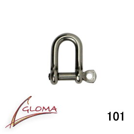 グローマ ノーティカ ストレートシャックル 101 GLOMA NAUTICA Straight Shackle キーリング キーホルダー ヨットツール キーフック 雑貨 2306