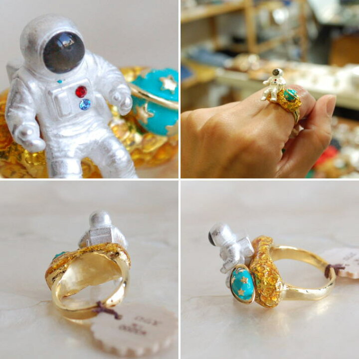 楽天市場】ガーグル リング 宇宙飛行士 指輪 gargle : アクセサリーと 