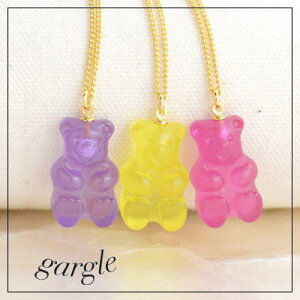 gargle/�K�[�O�� gummy bear �l�b�N���X�܂�Ŗ{���̃O�~�̂悤�Ȃ��܃A�N�Z�T���[DM�։\���� �A�j�}�� �x�A�[ �F �N�} �O�~ ������