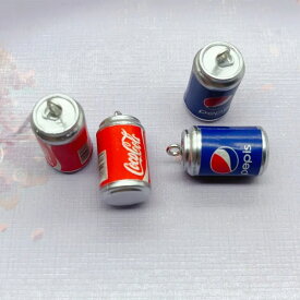 赤と青から選べるジュースのチャーム 5本セット★プラパーツ ボトル ドリンク
