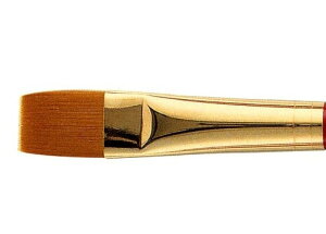 【筆】(bg9009) スタールビー フラット 9000-16号 ふで ステンシルブラシ 刷毛 ナイロン筆 トールペインティング 画材 トールペイント 工作 水彩 油彩 ファインアート クラフト DIY 弾力 アクリ