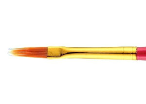 【筆】(bg9531)スタールビー ファー 9000-1/8号 ふで ステンシルブラシ 刷毛 ナイロン筆 トールペインティング 画材 トールペイント 工作 水彩 油彩 ファインアート クラフト DIY 弾力 アクリル
