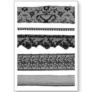 (bk1769) VNXN[ Border Lace |q g[yCg A4TCY ͗l Jgi[W | XeV AeB[N p^[ AN G̋ o^[~NyCg fRp[W J