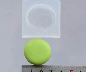 (sn224) シリコンモールド マカロン 特大サイズ スイーツ デザート お菓子 食玩 UV レジン 樹脂粘土でのフェイクフード作りに フェイクスイーツ ミニチュア リアル