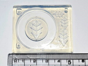 (sn544)シリコンモールド リース LLサイズ ヒイラギ 葉 付き クリスマス リース イベント 季節 ミニチュアサイズ