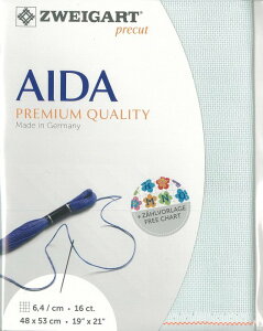 (kaz16-550)ツバイガルト 16カウント 色番号550 アイーダ プリカット 刺繍布 刺しゅう布 ししゅう 生地 ドイツ製 ヨーロッパ製 刺繍用生地 ZWEIGART zweigart