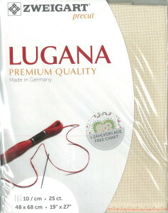 (kaz25-264)ツバイガルト 25カウント 色番号264 ルガナ プリカット 刺繍布 刺しゅう布 ししゅう 生地 ドイツ製 ヨーロッパ製 刺繍用生地 ZWEIGART zweigart
