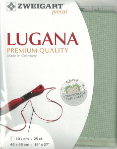 (kaz25-618)ツバイガルト 25カウント 色番号618 ルガナ プリカット 刺繍布 刺しゅう布 ししゅう 生地 ドイツ製 ヨーロッパ製 刺繍用生地 ZWEIGART zweigart