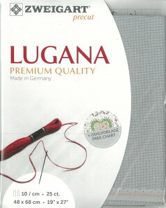 (kaz25-713)ツバイガルト 25カウント 色番号713 ルガナ プリカット 刺繍布 刺しゅう布 ししゅう 生地 ドイツ製 ヨーロッパ製 刺繍用生地 ZWEIGART zweigart