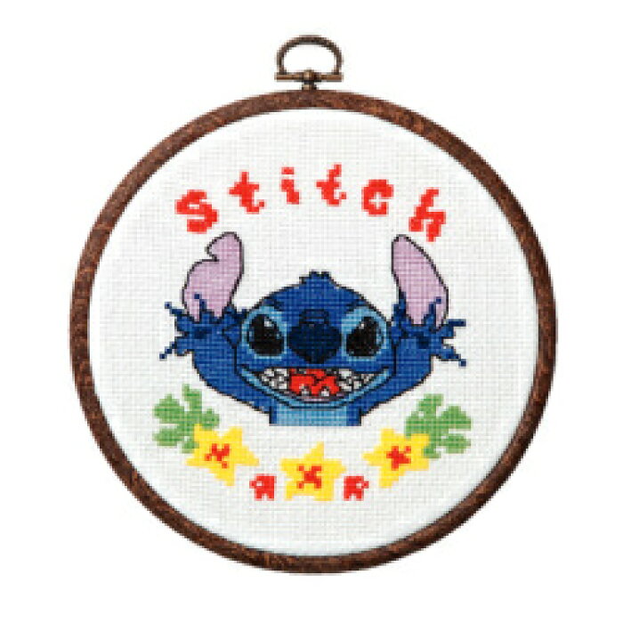 楽天市場 Op7323 刺繍キット予約販売 スティッチ 初心者でも簡単 ディズニー オリンパス 額 ミニ額 手作り クロス ステッチ 手芸 初級 中級 You 楽天市場店