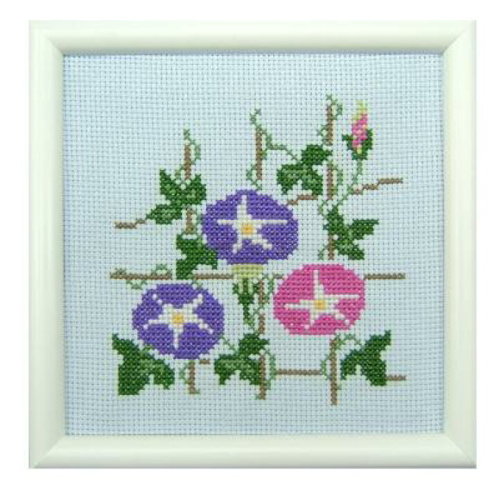 楽天市場 Sk180a 刺繍キット 朝顔 アサガオ クロスステッチ オリジナルキット 初心者でも簡単 夏 花 フラワー クロス ステッチ 手芸 You 楽天市場店