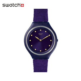 【公式ストア】Swatch スウォッチ SKINVIOLET スキンバイオレット SVUV102SKIN(スキン) Skin Big(スキンビッグ) 【送料無料】(素材)ベルト：合成 皮革 ケース：プラスティック