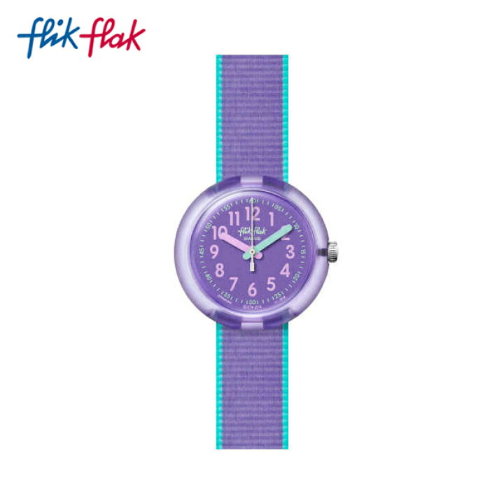 楽天市場 公式ストア Flik Flak フリックフラック Color Blast Lilac カラー ブラスト ライラック Fpnp044swatch スウォッチ Power Time 5 パワータイム5 送料無料 素材 ベルト 繊維 スウォッチ公式オンラインストア