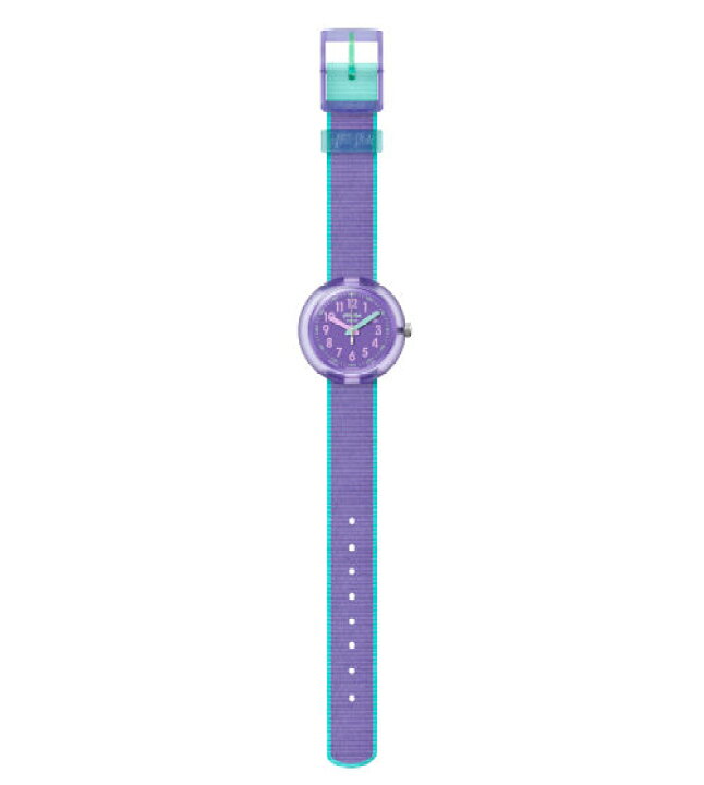 楽天市場 公式ストア Flik Flak フリックフラック Color Blast Lilac カラー ブラスト ライラック Fpnp044swatch スウォッチ Power Time 5 パワータイム5 送料無料 素材 ベルト 繊維 スウォッチ公式オンラインストア