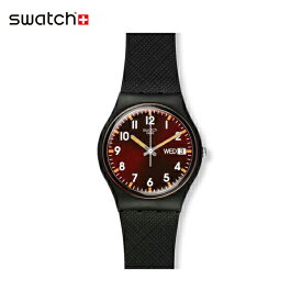 【公式ストア】Swatch スウォッチ SIR RED サー・レッド GB753Originals(オリジナルズ) Gent(ジェント) 【送料無料】(素材)ベルト：シリコン ケース：プラスティックメンズ